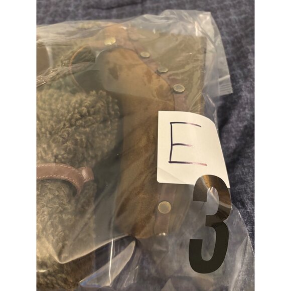 OTBT Arvin Suede Wedge Ankle Boots With Faux Fur Cuffs & Stud Accents - Picture 14 of 14